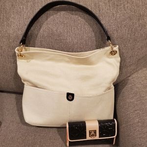 Spartina 449 Linen & Leather Purse Set